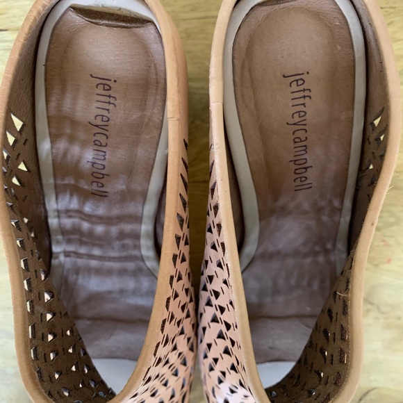 Jeffery Campbell block heel open toe mule sandals - Picture 5 of 5